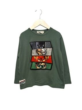 ⭐️ 5/$30 Zara Kids DC Justice League LS Shirt size 7